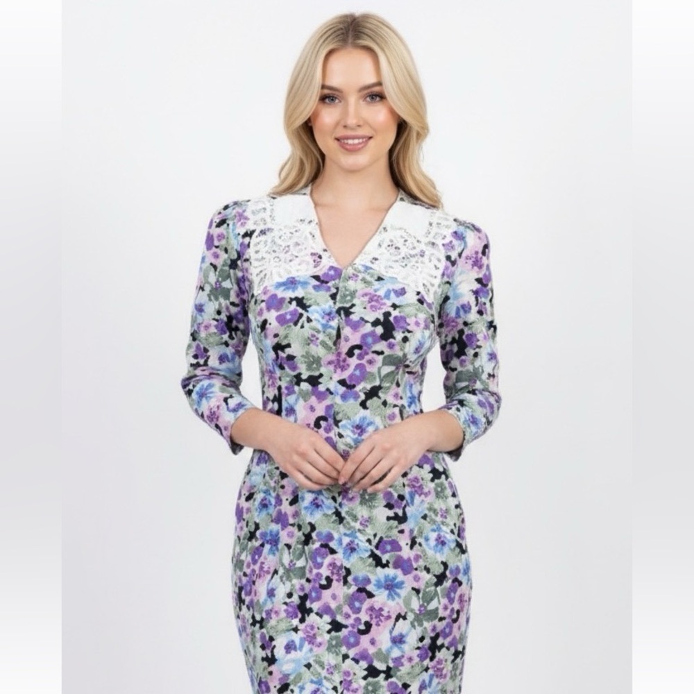 Jonathan Martin vintage floral dress size 11/12